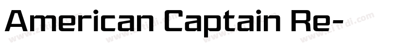 American Captain Re字体转换